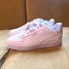 PUMA Men’s Caven 2.0 Lux Lace Up Sneakers Shoes Casual White Size 9.5 picture