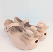Mini Melissa ultragirl bow blush pink Mary Jane jellies  toddler girls 9 picture