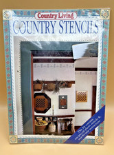 Country Living Country Stencils Kit 10 Pre-Cut Plastic Stencils Sealed New Book picture