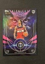2025-26 Topps Midnight - Night Owls Tre Johnson #NO-21 Twilight /99 (RC) picture