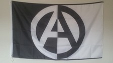 Anarcho- Pacifism Large 3x5Ft Flag Anarcho-Primitivism Flag Antifa Antifascist picture