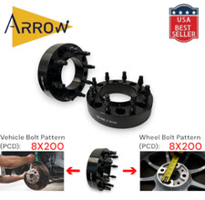 2 Wheel Spacers 8x200 TO 8X200 2