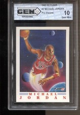 1991-92 Michael Jordan Fleer Pro-Visions #2 Gem Mint 10 Bulls GOAT HOF MVP picture