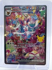 Pokemon TCG Sylveon ex 153/128 30TH ANNIVERSARY Full Art Holo English picture