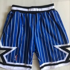 New Orlando Magic Men Classic Blue Pockets stitched Shorts Size US picture