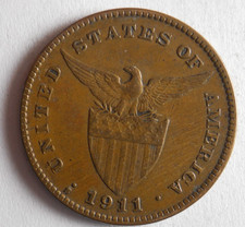 1911 S PHILIPPINES CENTAVO - Excellent Coin -  - Bin #805 picture