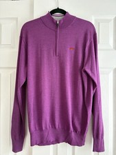 Peter Millar Quarter Zip Sweater Medium  picture