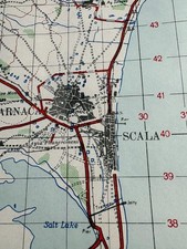 1955 Cyprus Larnaca 1/50,000 Cyprus military map 1955 .......................... picture