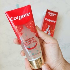 Colgate Merry Christmas Limited Edition Fruit Punch Cute Tree Stripes Asian zone picture