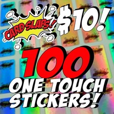 Custom One Touch Mag Stickers - 100 Stickers picture