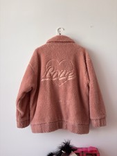 House of BTS Pop Up Boy WITH LUV Official JACKET Pink Sherpa Korea Limited picture