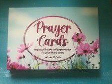 Prayer Cards Scriptures 20 Cards Floral Various by Crown Jewlz  New  picture