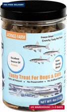 Freeze Dried Minnows Treats for Cats Dogs 100% Natural 4 oz picture