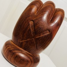 KAWS X Giswil More Wooden Hand Sculpture Statue Artwork Figure 10/10 picture