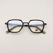 J.F. REY JF3001 0045 Matte Black & Blue Square Eyeglasses 52mm NEW picture