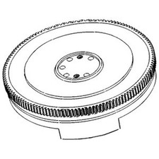 Flywheel with Ring Gear Fits John Deere Replaces AR92508 picture