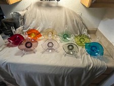 Viking Glass: Instant Rainbow Collection Bon Bon Candy, Epic, Free Form Dish HTF picture