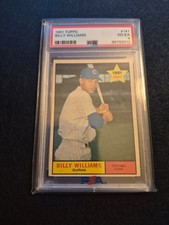 1961 Topps Billy Williams #141, Chicago Cubs PSA 4 VG-EX picture