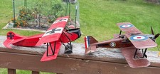 VTG 60s Plastic Sopwtih Camel Fokker Plastic Model Toy Airplane Lot AS IS 17.5