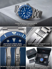 TUDOR Pelagos 42mm Titanium Blue Dial Automatic 500m Date Box Papers picture