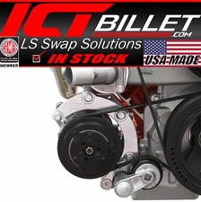 LS Low Mount A/C Air Conditioner Compressor Bracket for Sanden 7176 LS1 Camaro picture