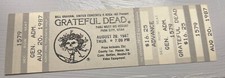 GRATEFUL DEAD RARE UNUSED CONCERT TICKET PARK CITY, UT 08/20/1987 picture