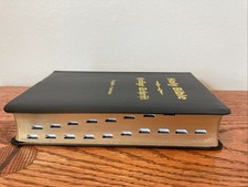 KJV ~ Heilige Schrift ~ English/German Parallel bible~ Indexed ~ bonded Leather picture