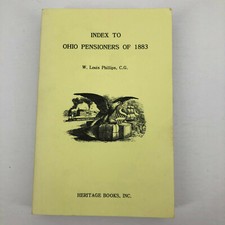 INDEX TO OHIO PENSIONERS of 1883 by W. Louis Phillips, OH Genealogy Book picture