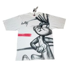 Vintage 90s Lot29 Bugs Bunny AOP T-Shirt Size XXL NWT picture