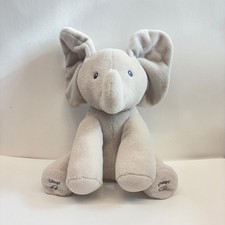 Baby GUND Flappy the Elephant Animated Plush Gray Stuffed Animal Toy 12 Inch picture