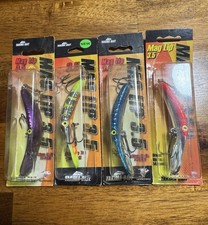 Yakima Bait Mag Lip 3.5 Fishing Plug Crankbait Lure Lot Of 4 picture