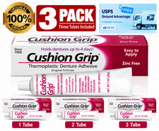Cushion Grip Thermoplastic Denture Adhesive 1 oz, 3 Pack picture