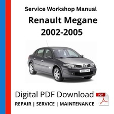 Renault Megane 2002-2005 Service Workshop Manual picture