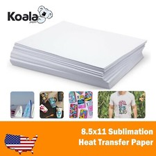 300PK Koala Sublimation Paper 8.5x11 115g for Inkjet Heat Transfer Mugs Tumblers picture