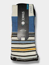 Stance Men’s Athletic Socks Combed Cotton Cushioned Striped 1 Pair Size L-XL picture