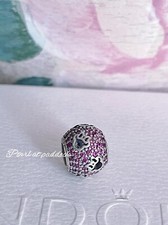 Authentic Pandora Minnie Mouse Heads Pink Cz Charm With Gift Box picture