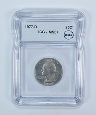 1977-D Washington Quarter MS67 ICG picture