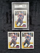1987 O-Pee-Chee Wayne Gretzky # 53 SGC 9.5  + Bonus Lot of 2 Gretzky Cards. picture