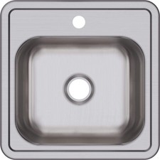 Elkay D115151 Dayton Single Bowl Drop-in Stainless Steel Bar Sink 15 x 15 picture