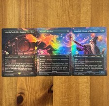 Gandalf Shire Scene Prerelease Promo, MTG LotR Lord of the Rings, 3 Cards, NM picture