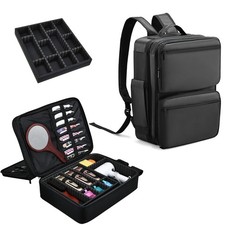 Yueieoun Barber Bag with Detachable Tray, 16.8in Travel Backpack for Clippers... picture