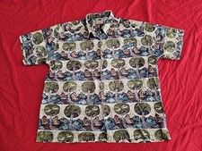 Vintage San Diego Padres Hawaiian Shirt Men's 2XL Baseball Retro Sports Dadcore picture