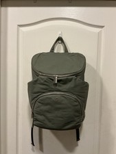 Lululemon New Parent Backpack 17L RARE Gray Sage / Silver Diaper Bag EUC Unisex picture