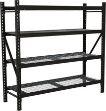 Ironton 4-Tier Industrial Steel Shelving Unit, 8,000-Pound Load Capacity, Garage picture