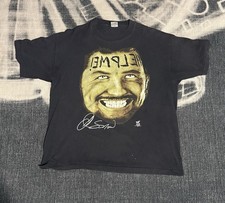 Vintage 90s WWF Al Snow & Head Help Me Shirt XL picture