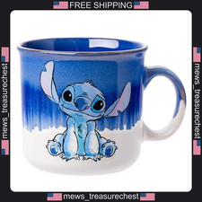 Disney Lilo and Stitch Ceramic Camper Mug 20oz with Reactive Glaze picture