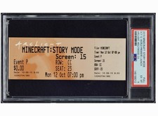 PSA 6 - 2015 MINECRAFT : STORY MODE world premeire launch FULL EVENT TICKET picture
