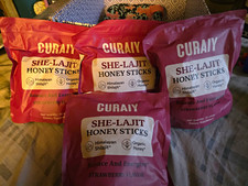 CURAIY Shilajit Honey Sticks Strawberry 30 Count Himalayan Shilajit Energy picture