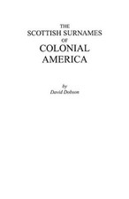The Scottish Surnames of Colonial America                                       picture