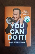 SIGNED Rob Schneider Autographed Book - You Can Do It (1st/1st HC 2024) picture